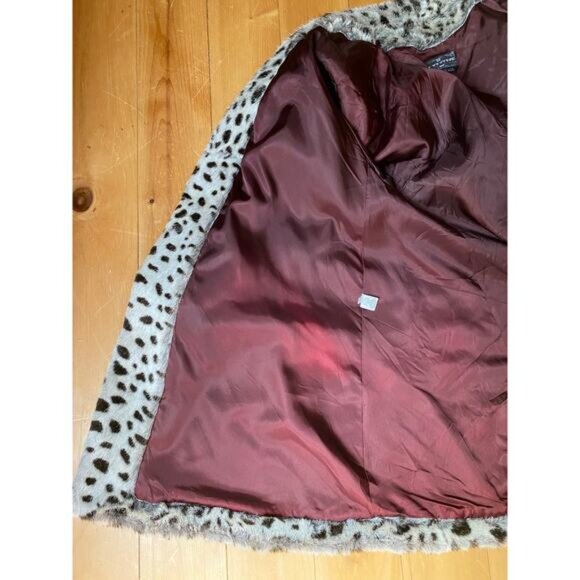 Faux Fur Coat Spotted Vintage - Picture 6 of 7